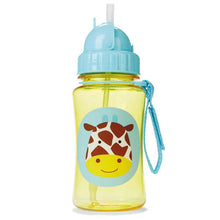 Load image into Gallery viewer, SkipHop - Zoo Straw Bottle 390ml
