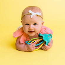 Load image into Gallery viewer, Baby Banana Squish Jellyfish Teether
