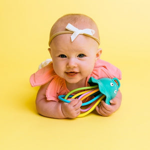 Baby Banana Squish Jellyfish Teether