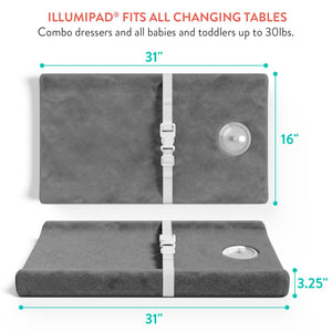 Prince Lionheart Illuminati Changing Pad+Cover