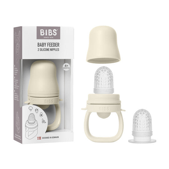 Bibs Baby Feeder with 2 silicone Nipples comparable with freezer