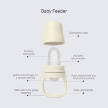 Load image into Gallery viewer, Bibs Baby Feeder with 2 silicone Nipples comparable with freezer

