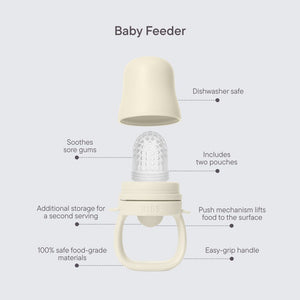 Bibs Baby Feeder with 2 silicone Nipples comparable with freezer