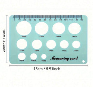 Nipple Measuring Card