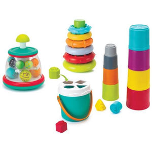 Infantino 3 in 1 Stack,Sort,Spin Activity Set 6m+