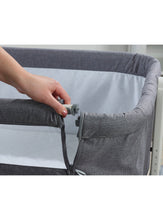 Load image into Gallery viewer, KV Snoozie Bedside Crib Grey
