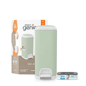 Diaper Genie Stainless Steel Pail Green