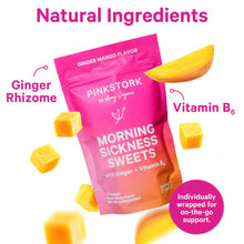 Load image into Gallery viewer, Pink Stork Morning Sickness Sweets - Mango Ginger
