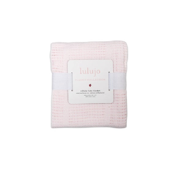 lulujo Baby Cellular Baby Blanket