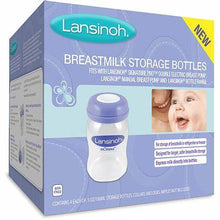 Load image into Gallery viewer, Lansinoh Breastmilk Storage Breast Pump Bottles, 4
