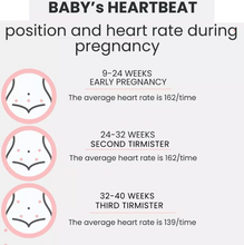 Load image into Gallery viewer, Fetal Doppler Detector Baby Heart Beat U8-25
