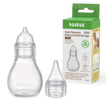 Load image into Gallery viewer, Haakaa Squeezy Silicone Bulb syringe 2Tips
