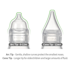 Haakaa Squeezy Silicone Bulb syringe 2Tips