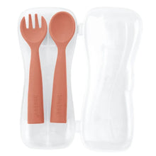 Load image into Gallery viewer, Haakaa Bendy Silicone Cutlery Set
