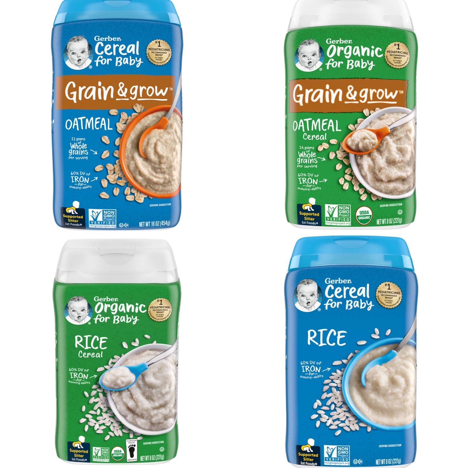 Gerber cereal for 4 deals month old