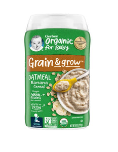 Gerber, Organic for Baby, Grain & Grow and Power blend, 2nd Foods