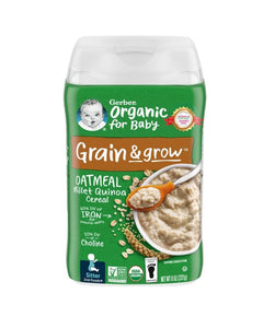 Gerber, Cereal for Baby, Grain & Grow, 2nd Foods