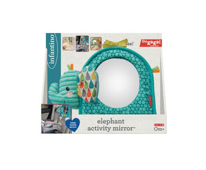 Infantino Go Gaga Elephant Activity Mirror,