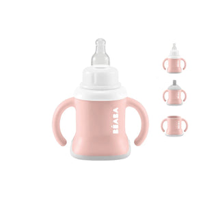 Beaba 3 in 1 Evolutive Training Cup Old Pink - 150ml