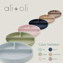 Load image into Gallery viewer, ali+oli Silicone Divided Suction Plate (Fawn)
