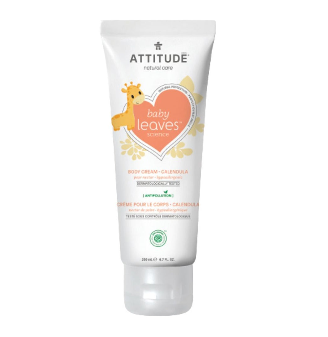 Attitude baby leaves calendula cream - pear nectar 200 ml