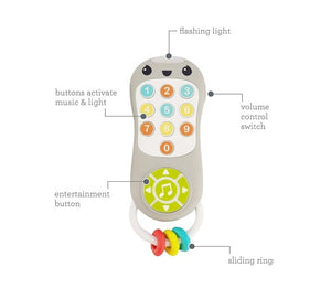 Infantino Music & Light Pretend Remote Control (3m+)