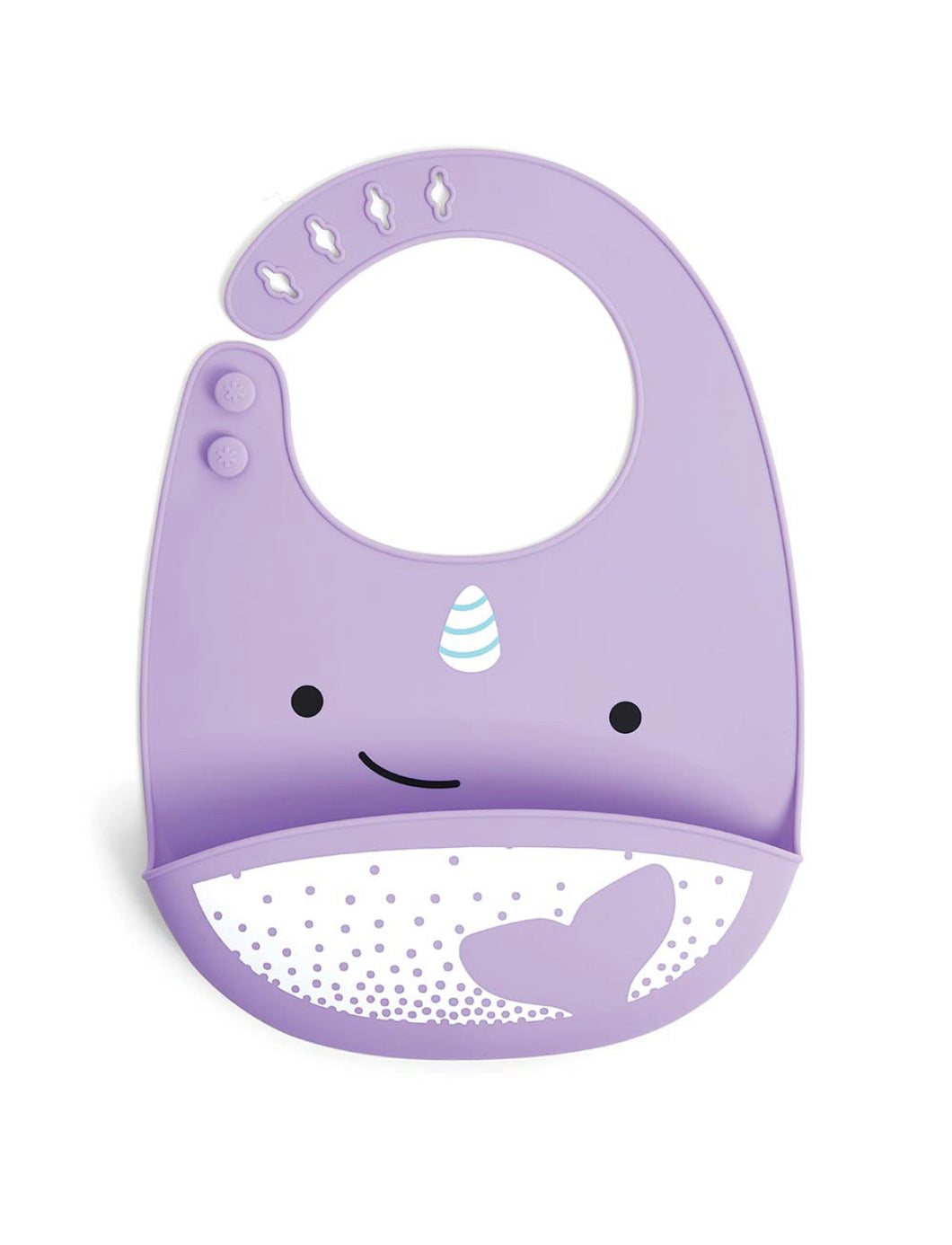 Skip Hop Zoo Fold & Go Silicone Bib