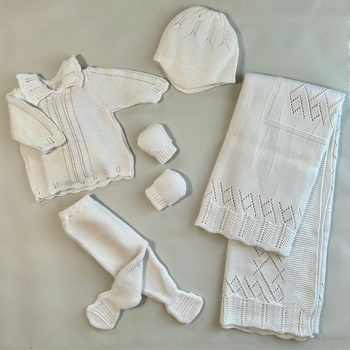 Milarda NewBorn Set 0-3 mons (White)