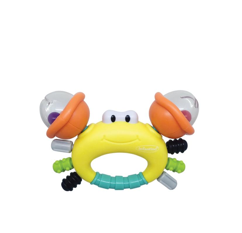 Infantino-Crab rattle & teether (0m+)
