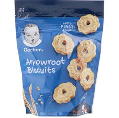 Gerber Snacks for Baby Arrowroot Biscuits