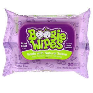 Baby Saline Wipes by Boogie for Face, Hand, Body & Nose