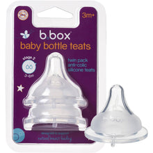 Load image into Gallery viewer, B.box Baby Bottle Teats Stage 2 2 Pack
