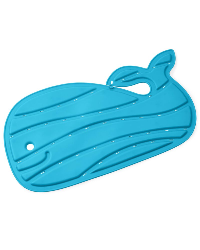 Skip Hop Non-Slip Baby Bath Mat, Moby, Blue