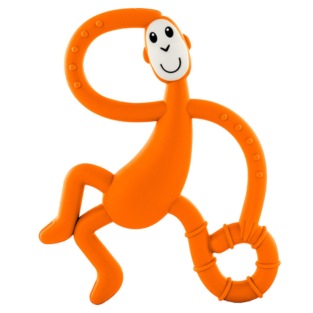 Matchstick Monkey Mini Teether - Orange