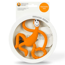 Load image into Gallery viewer, Matchstick Monkey Mini Teether - Orange
