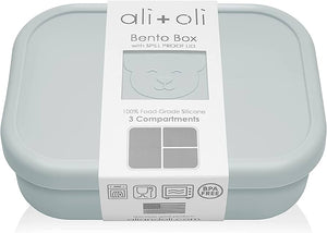 Ali+Oli Leak Proof Bento Box Food-Grade Silicone Bento Box,