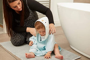 Tommee Tippee Splashtime Hooded Poncho Towel 2-4 Years, Penny the Penguin Grofriend, Blue