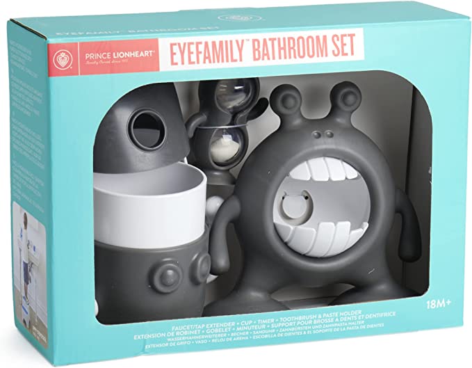 Prince Lionheart Eyefamily Bathroom Set-Grey
