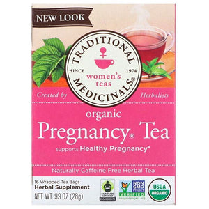 Traditional Medicinals, Organic Pregnancy Tea, Raspberry Leaf,