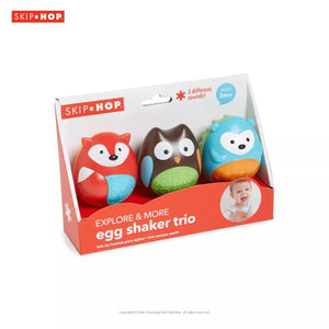 Skip Hop Egg Shaker Trio Baby Toy, Explore & More, 3pc Set