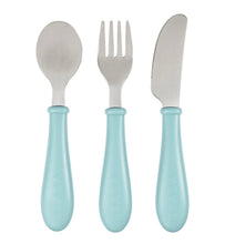 Load image into Gallery viewer, BEABA Stainless steel training cutlery Knife / Fork / Spoon
