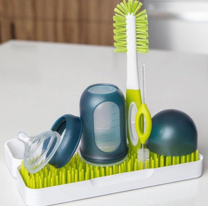 Boon 💚 Travel Nurse Dryer Rack with Holster and Cleaning Brushes