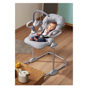 BEABA Up & Down Portable Baby Rocker, 4 Height Levels + 3 Reclining Positions