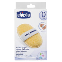 Load image into Gallery viewer, Chicco Sponge Bath Glove Baby Moments
