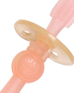 فرشاة أسنان سيليكونية قابلة للدوران 360 درجة من هاكا baby toothbrush (360 degree ) 6 m+