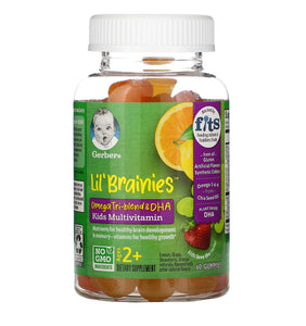 Gerber Lil' Brainies Kids Multivitamin with Omega Tri-Blend & DHA