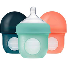 Load image into Gallery viewer, Boon, NURSH Reusable Silicone Pouch Bottle, Air-Free Feeding 3pcs
