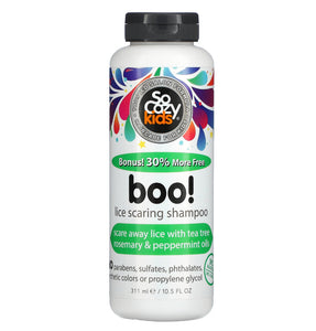 SoCozy Boo! Lice Scaring Shampoo For Kids Hair Scare Away Lice