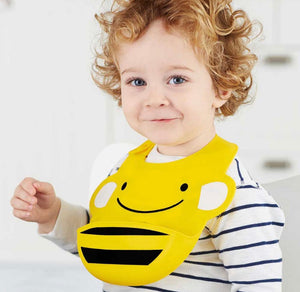 Skip Hop Zoo Fold & Go Silicone Bib