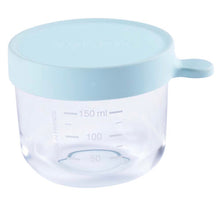 Load image into Gallery viewer, Beaba GLASS CONTAINER 5 OZ. LIGHT BLUE
